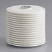A white stack of 16 3M Zeta Plus filter discs with a white stripe.
