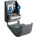 Lavex Janitorial Translucent Black Auto-Cut Hands Free Paper Towel Dispenser Main Thumbnail 4