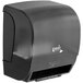 Lavex Janitorial Translucent Black Automatic Paper Towel Dispenser with Motion Sensor Main Thumbnail 2