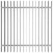 A Regency stainless steel grid with long thin bars.
