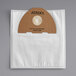 A pack of 10 white Atrix HEPA filter bags with circular discs inside.