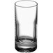A Luigi Bormioli Classico liqueur glass filled with clear liquid.