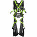 A green and black Honeywell Miller AirCore full-body harness.