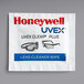 A white package of Honeywell Uvex Clear Plus lens towelettes with a logo.