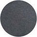 A close-up of a dark gray round Versare SoundSorb acoustic circle.