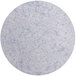 A white round Versare SoundSorb acoustic panel with a gray marble surface.