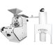A white Primo SENTINEL-Xr20 coffee roaster with a white container.