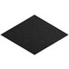 A black rhomboid-shaped Versare SoundSorb acoustic panel on a white background.