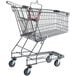 A Regency Supermarket shopping cart with wheels and a gray handle.