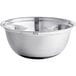 Choice 20 Qt. Stainless Steel Mixing Bowl with Silicone Bottom Main Thumbnail 2