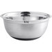 Choice 8 Qt. Stainless Steel Mixing Bowl with Silicone Bottom Main Thumbnail 2