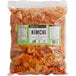 A plastic bag of Lucky Foods Original Kimchi with a label.