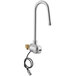 A Waterloo chrome hands-free sensor faucet with a gooseneck spout.