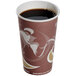A white Eco-Products paper hot cup with a brown liquid in it.