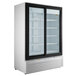 Beverage-Air LV45HC-1-W LumaVue 52" White Refrigerated Glass Door Merchandiser with LED Lighting Main Thumbnail 2