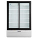 Beverage-Air LV45HC-1-W LumaVue 52" White Refrigerated Glass Door Merchandiser with LED Lighting Main Thumbnail 4