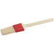 A Thermohauser pastry brush with a wooden handle and red accents.