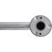An American Specialties, Inc. stainless steel grab bar with snap flange.