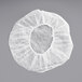 Choice 24" White Disposable Polypropylene Bouffant Cap - 100/Pack