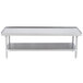 Advance Tabco ES-306 30" x 72" Stainless Steel Equipment Stand with Stainless Steel Undershelf Main Thumbnail 1