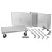 Vollrath 97320 Knocked Down Stainless Steel 3 Shelf Utility Cart - 27 1/2" x 15 1/2" x 32 5/8" Main Thumbnail 2