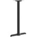 Lancaster Table & Seating Stamped Steel 5" x 22" Black 3" Bar Height Column Table Base Main Thumbnail 1