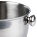 8 1/4" Heavy Weight Stainless Steel Wine / Champagne Bucket - 4 Qt. Main Thumbnail 4