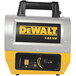 A grey and black DeWalt portable forced air electric construction heater.