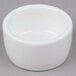 Tuxton BWX-0203 2 oz. White Smooth China Pipkin Ramekin - 48/Case