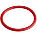 A ServSense red O-ring with a white background.