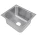 Advance Tabco 2020A-12 1 Compartment Undermount Sink Bowl 20" x 20" x 12" Main Thumbnail 1