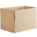 A brown rectangular cardboard box with a white background.