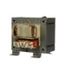 A Solwave high voltage transformer with a cover and wires.
