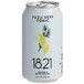 A white can of 18.21 Bitters Yuzu Herb Tonic with a picture of lemons and a branch.