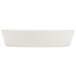 Hall China by Steelite International HL5720AWHA Ivory (American White) 14 oz. Oval Baker Dish - 24/Case Main Thumbnail 3
