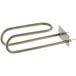 A pair of metal heating elements for a Cook and Hold oven with a green handle.