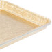 A MFG Tray Goldtex fiberglass bakery display tray with a white background.