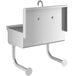 Regency 24" x 17 1/2" Utility Hand Sink with 1 Wall Mounted Faucet Main Thumbnail 4