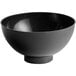 A black Choice plastic mini bowl.