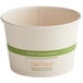 A white paper cup with green text reading "No Tree" and a green stripe.