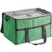 A green insulated Choice cooler bag with a silver lid.