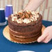 10" Gold Laminated Corrugated Cake Circle - 25/Pack Main Thumbnail 1