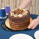 10" Gold Laminated Corrugated Cake Circle - 25/Pack Main Thumbnail 5