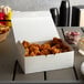 9" x 5" x 3" White Take Out Lunch Box / Chicken Box - 250/Case Main Thumbnail 1