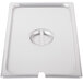 Choice Full Size Stainless Steel Slotted Steam Table / Hotel Pan Cover Main Thumbnail 7
