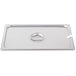 Choice Full Size Stainless Steel Slotted Steam Table / Hotel Pan Cover Main Thumbnail 3