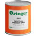 A #10 can of Oringer Neutral Sherbet Base with a label.