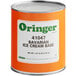 A #10 can of Oringer Bavarian hard serve ice cream base.