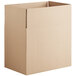 A close-up of a brown Lavex cardboard shipping box.