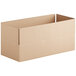 A brown Lavex cardboard shipping box.